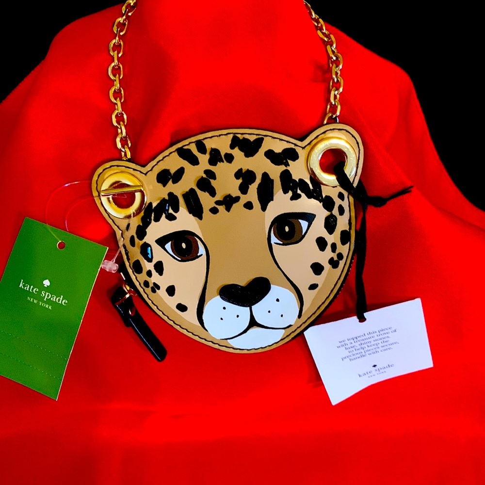 Kate Spade NWT Leopard Coin Purse